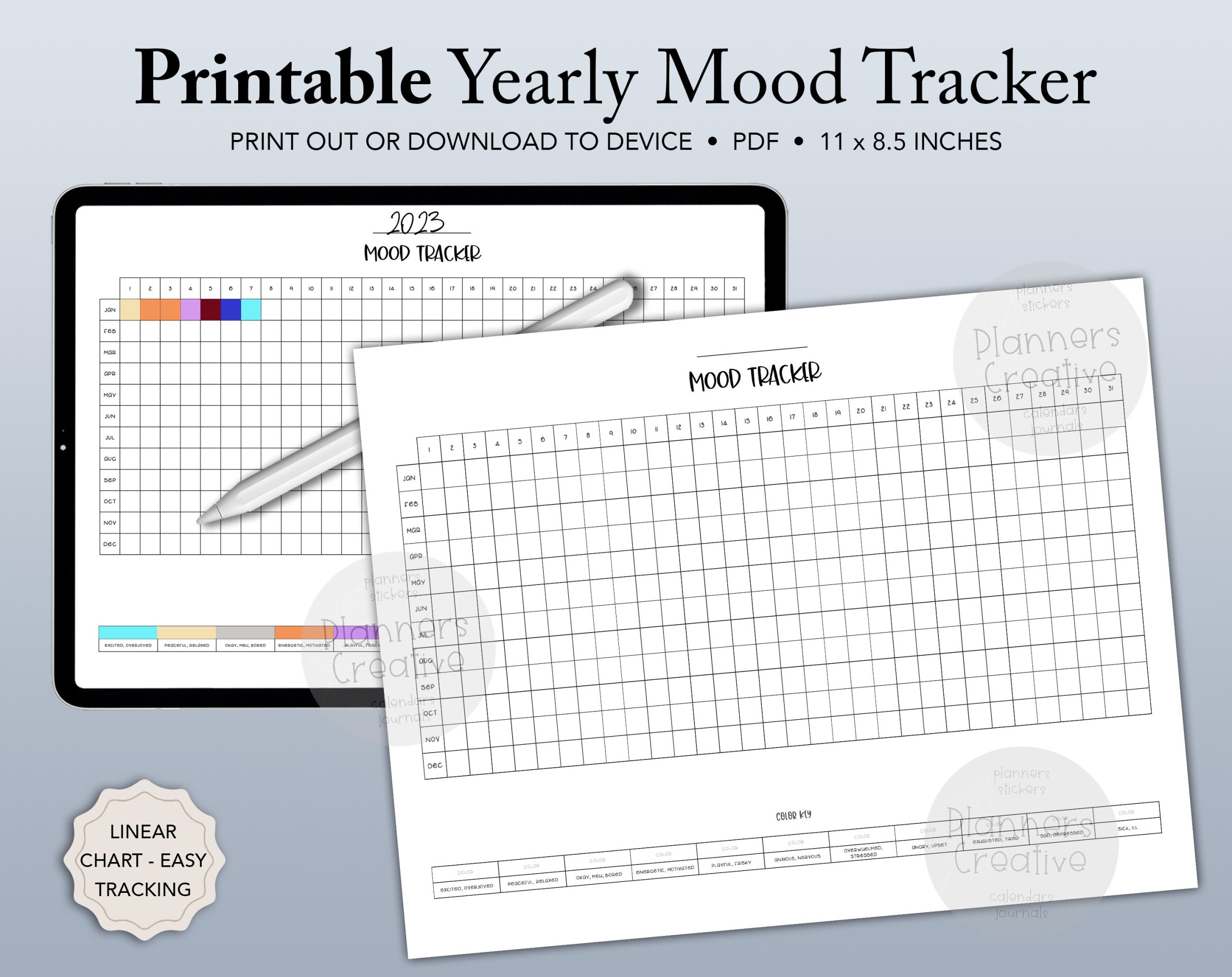 Printable Mood Tracker – Doni Waikel