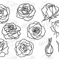 Procreate Rose Stamps - Image 2