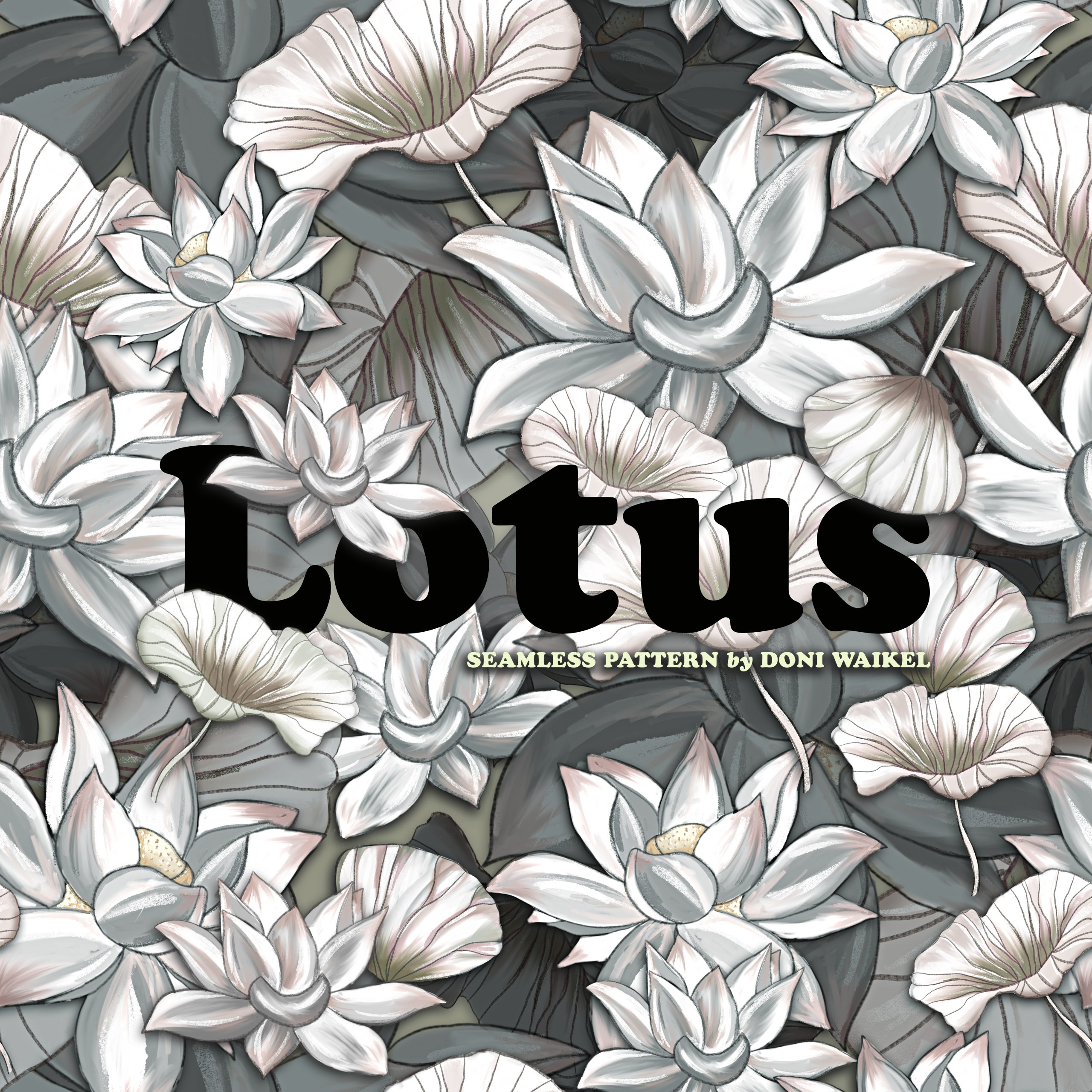 Lotus Seamless Pattern - 112