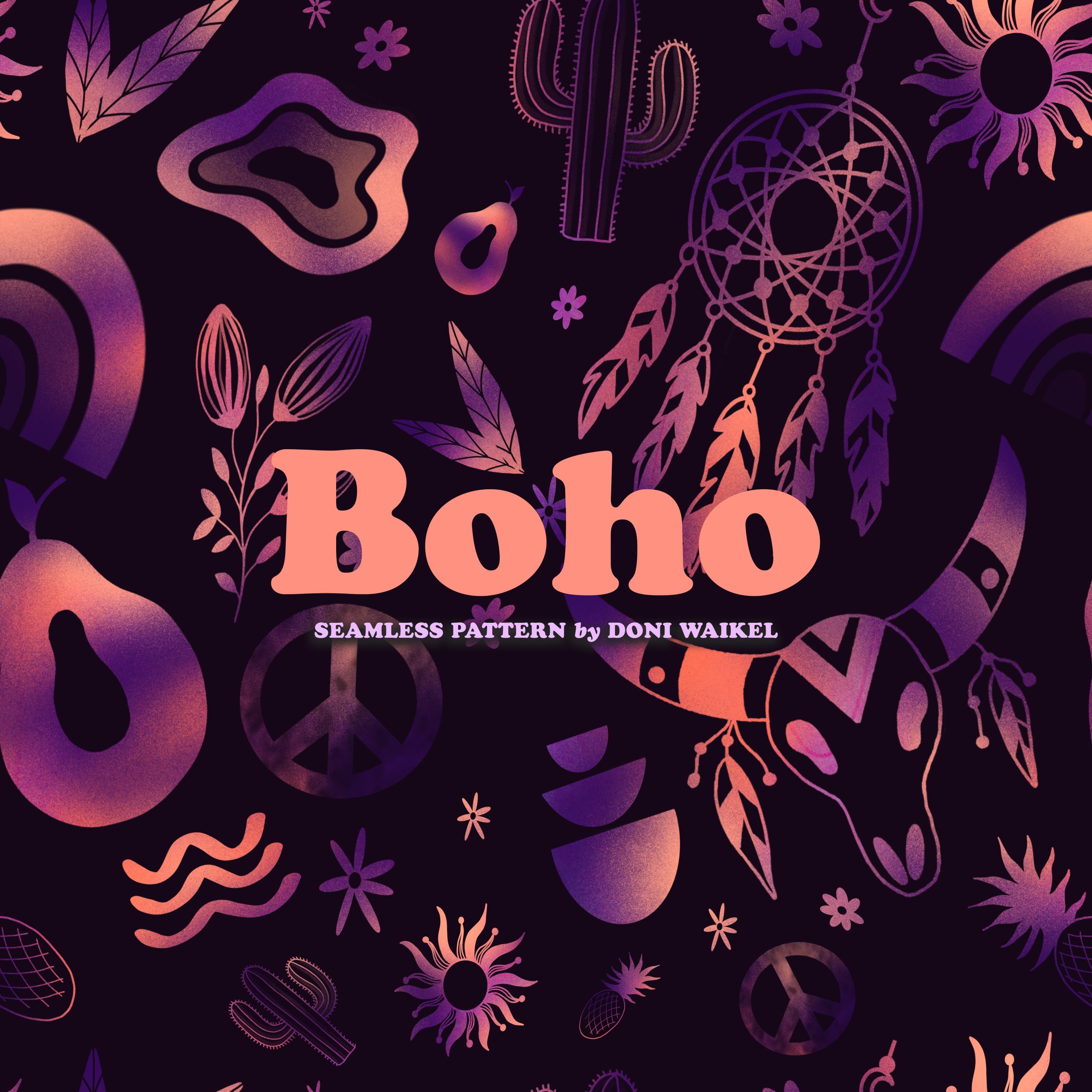 Boho Seamless Pattern - 119