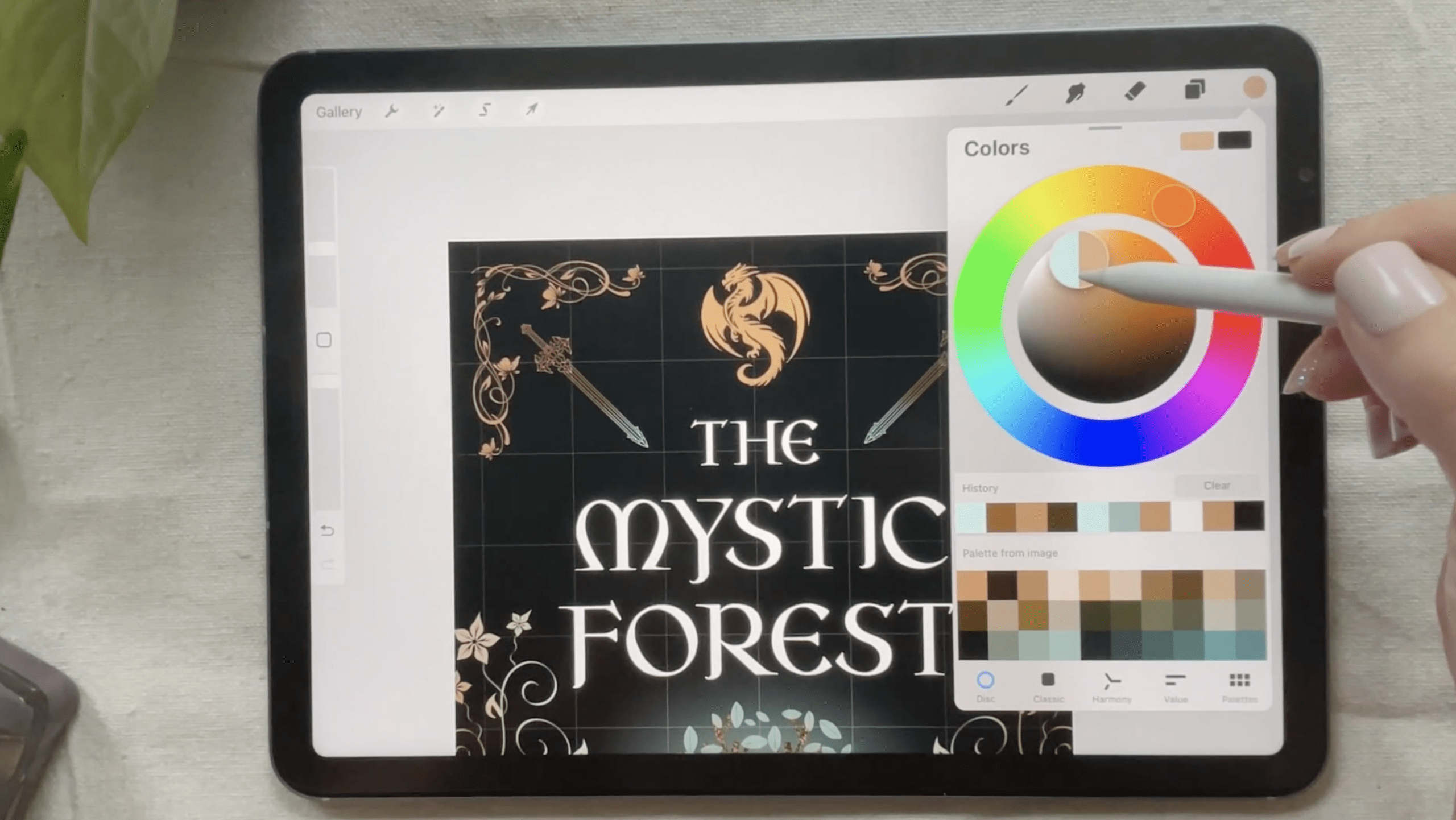 CLASS: Design A Fantasy Book Cover in Procreate - Image 3