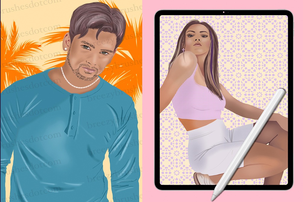 Procreate Portraits Brushset - Image 4