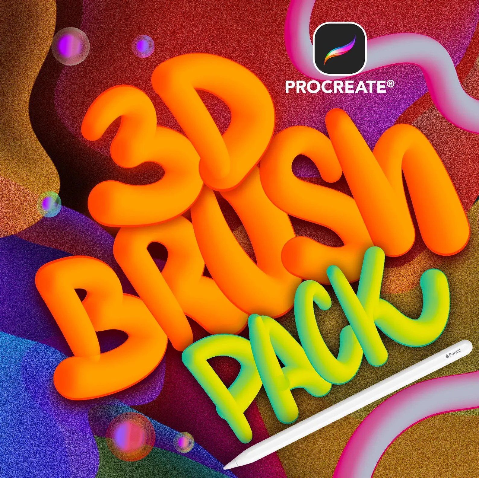 Procreate 3D Brushset - Image 2